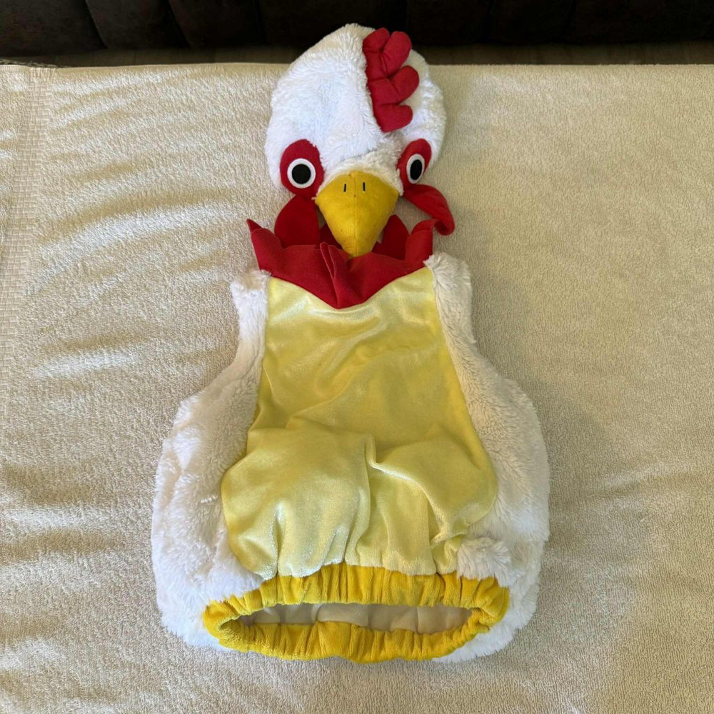 Baby Costco White Yellow Chicken Halloween Costume One Size